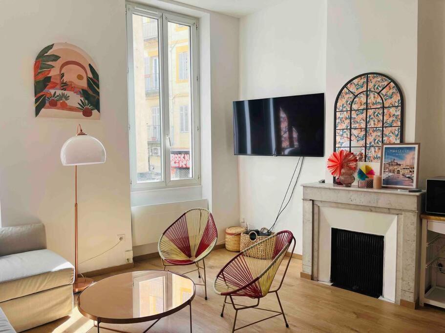 Pleasant 3-Bedroom Flat In The Center Of 马赛 外观 照片